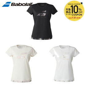 バボラ Babolat テニスウェア レディース PURE SHORT SLEEVE SHIRT BWP5524 2025SS
