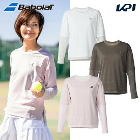【10％OFFクーポン対象】バボラ Babolat テニスウェア レディース VS LONG SLEEVE SHIRT ロングスリーブシャツ BWP5570 2025FW