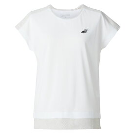 【10%OFFクーポン対象】バボラ Babolat テニスウェア レディース VS SHORT SLEEVE SHIRT フレンチスリーブトップ BWP5571 2025FW