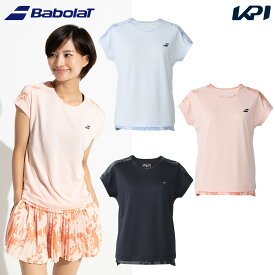 バボラ Babolat テニスウェア レディース PLAY SHORT SLEEVE SHIRT LOOSE FIT ショートスリーブシャツ ルーズフィット BWP6521 2026SS