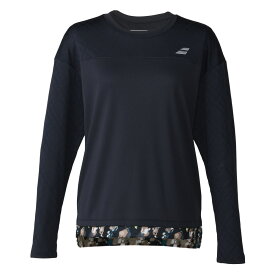 【エントリーで抽選▲最大10万ポイント】バボラ Babolat テニスウェア レディース PLAY LONG SLEEVE SHIRT LOOSE FIT ロングスリーブシャツ ルーズフィット BWP6523 2026SS