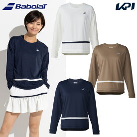【10%OFFクーポン対象】バボラ Babolat テニスウェア レディース PLAY LONG SLEEVE SHIRT LOOSE FIT ロングスリーブシャツ ルーズフィット BWP6526 2026SS 2月下旬発売予定※予約