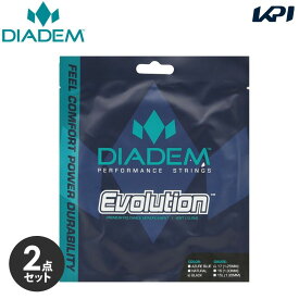 【2個セット】ダイアデム DIADEM テニスガット・ストリング Evolution エボリューション 16 単張 DIA-TFA009