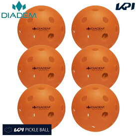 『即日出荷』ダイアデム DIADEM ピックルボール ボール POWER PICKLEBALL INDOOR 6PK パワー インドア 6個入 TPB006