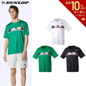 【全品10％OFFクーポン▼】ダンロップ DUNLOP テニスウェア ユニセックス T-SHIRT Tシャツ DAL-8301 2023SS