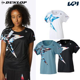 【全品10％OFFクーポン▼】ダンロップ DUNLOP テニスウェア レディース GAME SHIRT ゲームシャツ DAP-1321W 2023SS