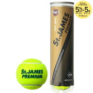 【新パッケージ】DUNLOP(ダンロップ)【St.JAMES Premium(セントジェームス プレミアム)(1缶/4球)】テニス…