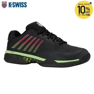 �y10��OFF�N�[�|���Ώہz�P�C�E�X�C�X K�ESWISS �e�j�X�V���[�Y �����Y HYPERCOURT EXPRESS 2 MEN�iBLACK X GREEN�j�n�C�p�[�R�[�g�G�N�X�v���X2 KS06613011BG