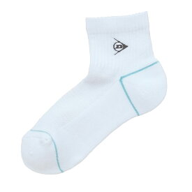 【全品10%OFFクーポン】「3足セット」ダンロップ DUNLOP テニスアクセサリー レディース 3Pセットハーフソックス TPO-6444W