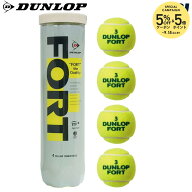 DUNLOP（ダンロップ）「FORT（フォート）[4個入]（1缶/4球）」テニスボール『即日出荷』