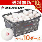 【ネーム入れ】【スタンプ】DUNLOP SOFTTENNIS BALL（ダンロップ ソフトテニスボール）公認球 バスケット入 10ダース（120球） 軟式テニスボール「部活応援キャンペーン」