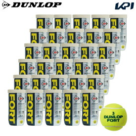 【新パッケージ】DUNLOP（ダンロップ）【FORT（フォート）[2個入]1箱（30缶/60球）】テニスボール