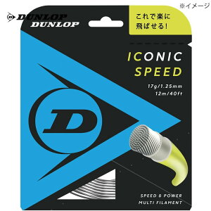�_�����b�v DUNLOP �e�j�X�K�b�g�E�X�g�����O ICONIC SPEED �A�C�R�j�b�N�E�X�s�[�h �P�� 12m DST31021 �u�O���b�v�v���[���g�v
