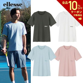 エレッセ Ellesse テニスウェア メンズ GS 1st Tour Shirt 半袖シャツ EM024156AS 2024SS