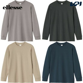 【全品10％OFFクーポン▼】エレッセ Ellesse テニスウェア ユニセックス Medium Thickness L/S Shirt EU323150 2023FW