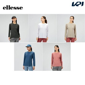 【全品10％OFFクーポン▼】エレッセ Ellesse テニスウェア レディース 4WAYストレッチロングレングスロングスリーブシャツ EW023102 2023SS