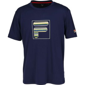 【全品10％OFFクーポン▼】フィラ FILA テニスウェア メンズ アップリケTシャツ VM5622 2023FW