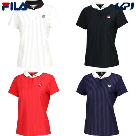 【全品10％OFFクーポン▼】フィラ FILA テニスウェア レディース ポロシャツ VL2719 2023FW