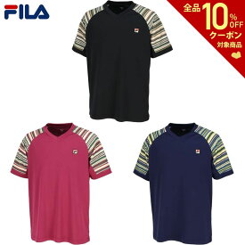 【全品10％OFFクーポン▼】フィラ FILA テニスウェア メンズ ゲームシャツ VM5620 2023FW