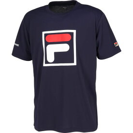 【全品10％OFFクーポン▼】「あす楽対応」フィラ FILA テニスウェア メンズ TORAY 東レ パン パシフィック オープンテニス限定 Tシャツ VM5590 2022FW 『即日出荷』