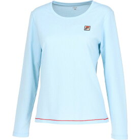 【全品10％OFFクーポン▼】フィラ FILA テニスウェア レディース ロングスリーブシャツ VL2849 2024SS