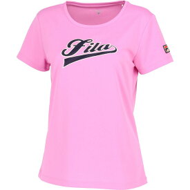 フィラ FILA テニスウェア レディース アップリケTシャツ VL2866 2024SS