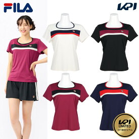 「あす楽対応」【別注数量限定】フィラ FILA テニスウェア レディース ゲームシャツ KPI限定コラボモデル VL2759 2023FW『即日出荷』