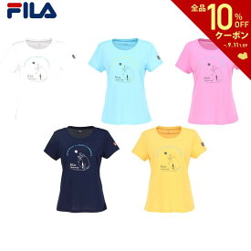 フィラ FILA テニスウェア レディース グラフィックTシャツ VL2870 2024SS 4月中旬発売予定※予約