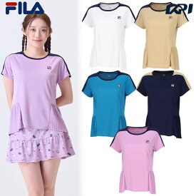 フィラ FILA テニスウェア レディース ゲームシャツ VL2915 2024FW