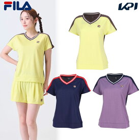 フィラ FILA テニスウェア レディース ゲームシャツ VL2933 2024FW