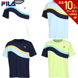 【全品10％OFFクーポン▼】フィラ FILA テニスウェア メンズ ゲームシャツ VM5682 2024SS