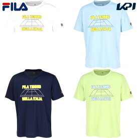 【全品10％OFFクーポン▼】フィラ FILA テニスウェア メンズ グラフィックTシャツ VM5697 2024SS