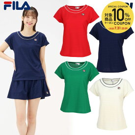 フィラ FILA テニスウェア レディース ゲームシャツ EL0029 2025SS