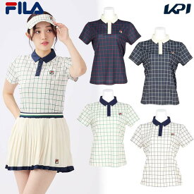 【全品10％OFFクーポン】フィラ FILA テニスウェア レディース ポロシャツ EL0032 2025SS