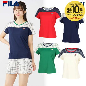 フィラ FILA テニスウェア レディース ゲームシャツ EL0033 2025SS