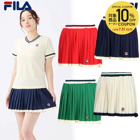 フィラ FILA テニスウェア レディース スコート EL0040 2025SS