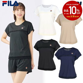 【10%OFFクーポン対象】フィラ FILA テニスウェア レディース ゲームシャツ EL0049 2025SS