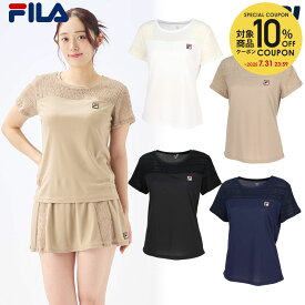 フィラ FILA テニスウェア レディース ゲームシャツ EL0050 2025SS