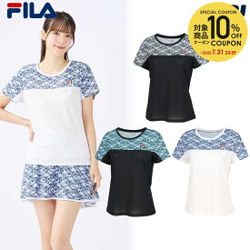 フィラ FILA テニスウェア レディース ゲームシャツ EL0063 2025SS