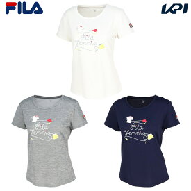 フィラ FILA テニスウェア レディース グラフィックTシャツ EL0210 2025FW