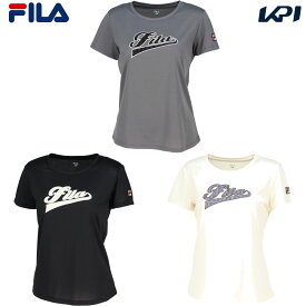 フィラ FILA テニスウェア レディース アップリケTシャツ EL0251 2025FW