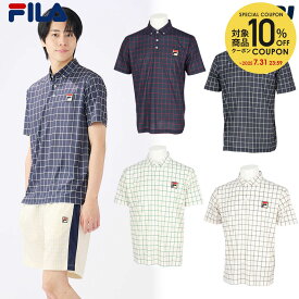 フィラ FILA テニスウェア メンズ ボタンダウンポロシャツ EM0081 2025SS