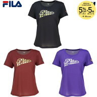 フィラ FILA テニスウェア レディース グラフィックTシャツ CZ6SGW056 2026SS