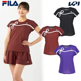 【10%OFFクーポン対象】フィラ FILA テニスウェア レディース ゲームシャツ CZ6SGW061 2026SS 4月上旬発売予定※予約