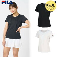 【エントリーで抽選▲最大10万ポイント】フィラ FILA テニスウェア レディース アップリケTシャツ CZ6FGW…