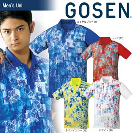 【全品10％OFFクーポン▼】ゴーセン GOSEN テニスウェア ユニセックス ゲームシャツ T1800 2018SS