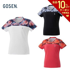 ゴーセン GOSEN テニスウェア レディース レディースゲームシャツ T2161 2021FW