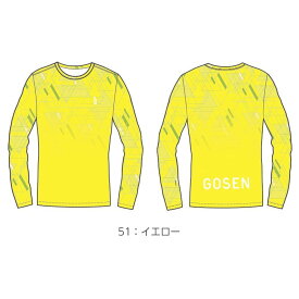 ゴーセン GOSEN テニスウェア ユニセックス 2023秋企画 昇華ロングスリーブTシャツ JPT37 2023FW