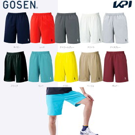 【全品10％OFFクーポン▼】GOSEN（ゴーセン）「UNI ハーフパンツ PP1600」テニスウェア「SSウェア」