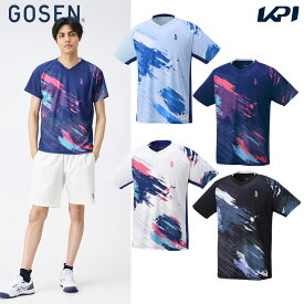 【10％OFFクーポン対象】ゴーセン GOSEN テニスウェア ユニセックス ゲームシャツ T2440 2024FW